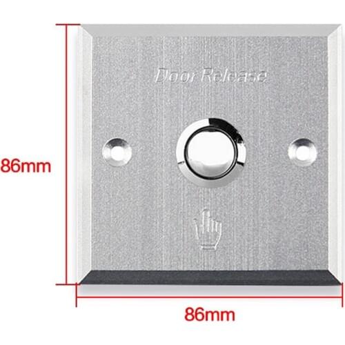 4 PCS Door Access Control System Release button Metal auto restoration Normally Open Push to Normally Close Panic button