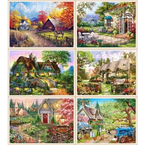 5d DIY Diamond Painting full Landscape Cross Stitch Diamond Embroidery Scenery Patterns rhinestones Mosaic home decor Gift