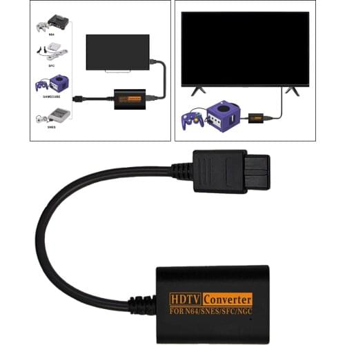 720P Converter Adapter for N64 Retro Game Console Display Mode (Pal/Ntsc), for HDTV Monitor