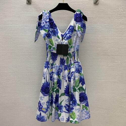 FINESTEP Summer Dresses With Print