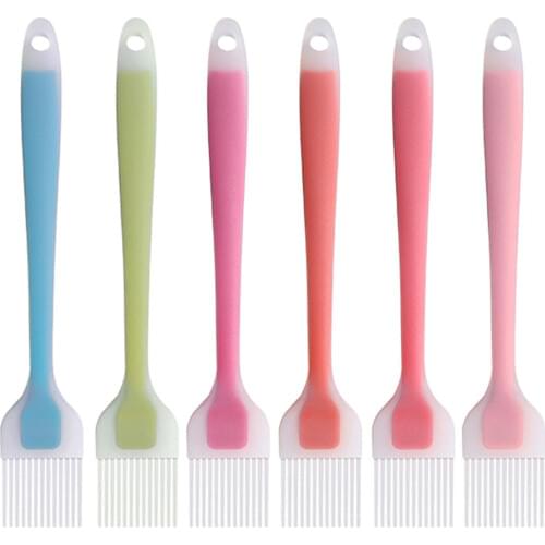 Hot Sale 1PC Silicone Cream Brush Baking Scraper Non Stick Chocolate Butter Spatula Heat Resistant Kitchen Pastry Tools