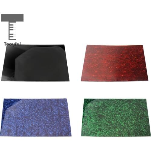 Tooyful Finest PVC 3 Ply Guitar Bass Pickguard Blank Material Scratch Plate Sheet Guitar Protector Decoration
