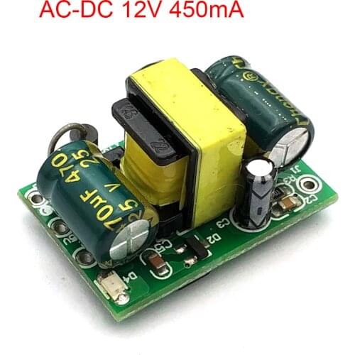 AC-DC 12V450mA Step-Down Module, Precision 12V5W Switching Power Supply Module LED Voltage Regulator Module