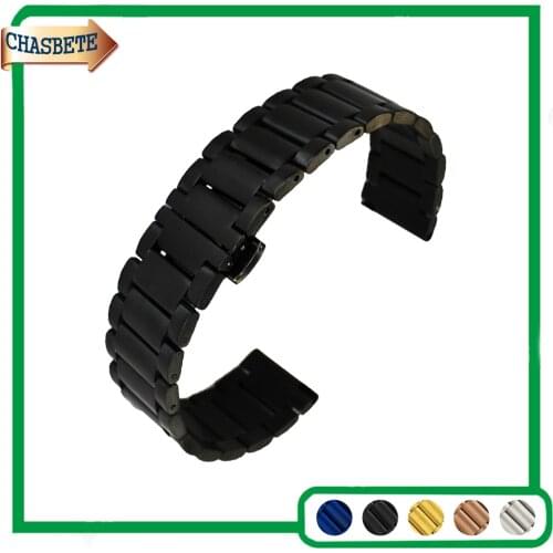 Stainless Steel Watch Band for Diesel 20mm 22mm Men Women Quick Release Metal Strap Belt Wrist Loop Bracelet Blue Black Gold