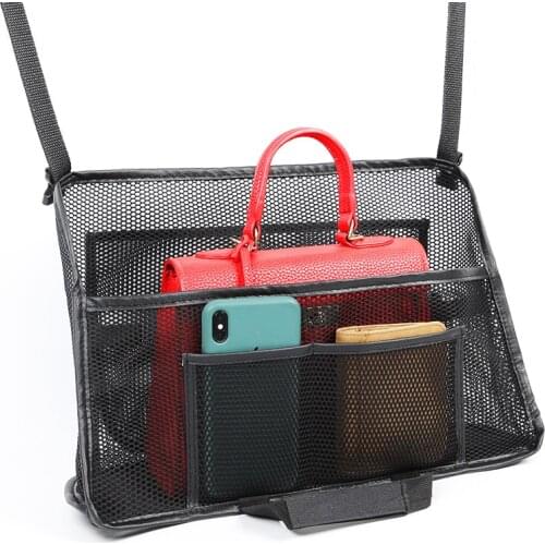 Car Organizer Seat Gap Storage Mesh Pocket Interior Accessories For Hyundai Palisade Tuson 2020 2021