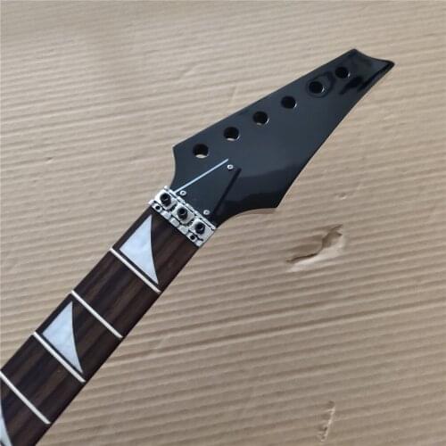 24 Frets Maple Electric Guitar Neck Replacement Rosewood Fingerboard Locking Nut