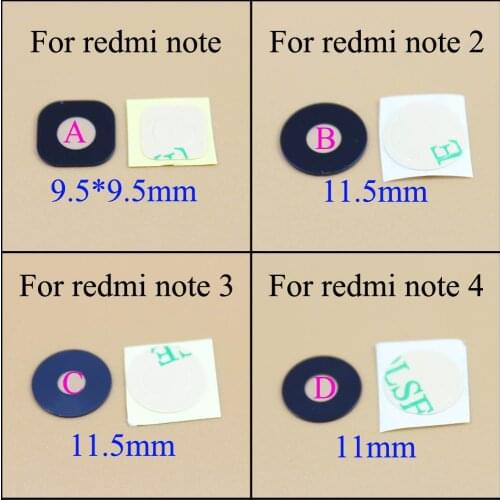 YuXi For Xiaomi mi2 Mi3 Mi4 mi5 for Redmi Note Mi 2 3 4 Rear Back Camera Glass Lens Cover