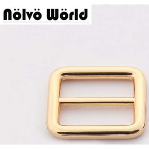 50pcs 5 colors 2.5X2.1cm (1") Bags Handbags long shoulder strap adjustment welded buckles,Alloy Slider Tri-glide Accessory