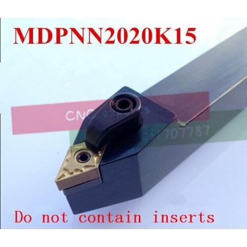 MDPNN2020K15 CNC Turning Lathe Machine Tools Lathe Cutting Tools 62.5 degrees External Turning Tool Holder 20*20*125MM