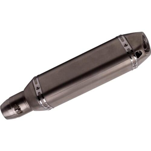 38-51mm Universal Motorcycle Exhaust System Stainless Steel Muffler Vent Pipe