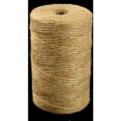 1Pcs High Quality 90M Twisted Jute Twine Rope Natural Hemp Cord String Craft Household Party Decorations