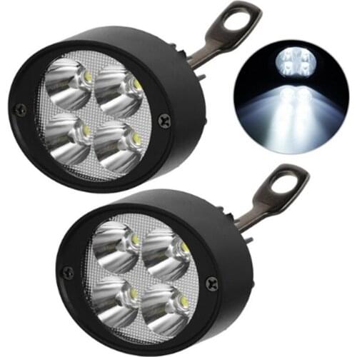 2pcs Led Motorcycle Headlight Bulbs Led 12-85V Lamp Scooter Moto Accessories Fog Lights Assist Lamp Rearview Mirror Light
