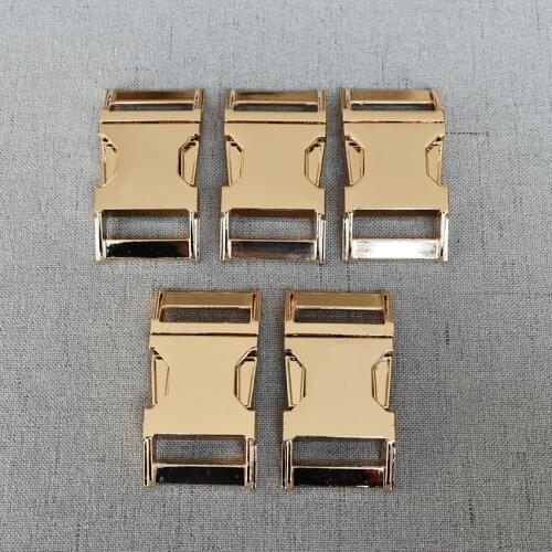 20 Pieces Golden 25mm Quick Side Release Buckle for bag luggage outdoor backpack strap belt webbing Lether Craft