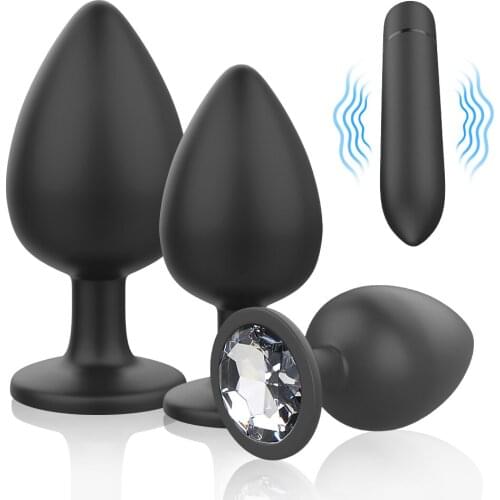 Sex Toys for Women Men Prostate Massager Anal Plug Butt Plug Bullet Vibrator Erotic