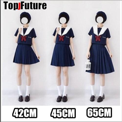 Snow White School Uniforms Girls NAVY Student Suit short Long Sleeve Japanese Cosplay sweet lolity Jk College Sailor Uniform