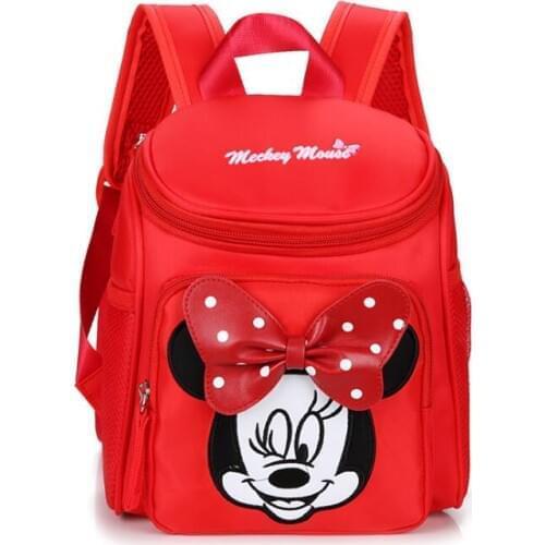 Disney Childrens Cartoon School Bag Kindergarten Cute Baby Girls Frozen Spiderman Minnie Mini Backpack