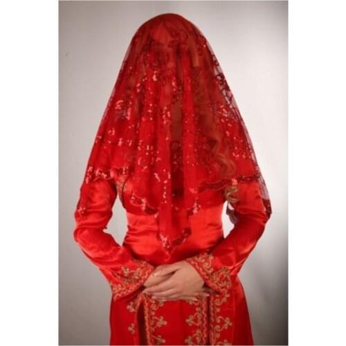 KınamalzemecimKına Night Fuchsia Silvery And Sequin Drape Bridal veil Blusher Gloved хна для мехенди henna bride veil welon