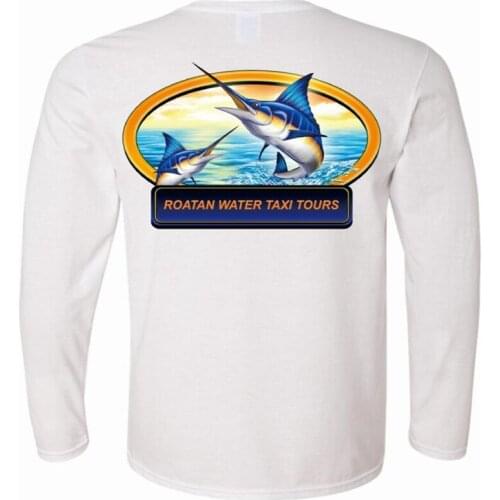 Performance Moisture Wicking Rash Guard Fishing T Shirts Wholesale Sun Protection SPF UPF 50+ Long Sleeve Shirt For Men