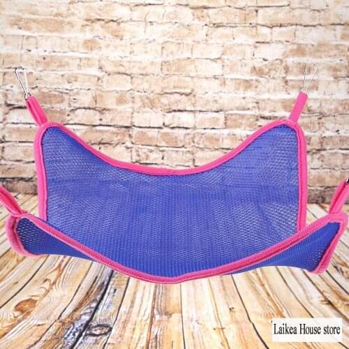 Hamster Hammock Sandwich Breathable Mesh Small Pet Bed Hammock Hamster Squirrel My Neighbor Totoro Small Pet Hamster Hammocks