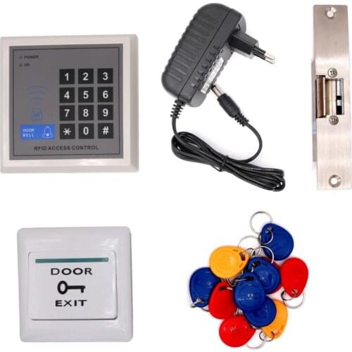 Proximity Card 125KHz RFID Card Password Entry System Door Gate Access Control system Kit