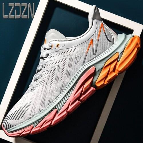 Mens Trendy Shoes All-Match Sports Running Jogging Shoes Casual Shock Absorption Old Dad Travel Sole Air Cushion Light Marathon