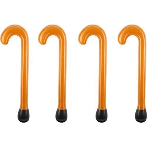 4 Pieces Old Man Inflatable Cane Inflatable Walking Stick Blow Up Toy Costume Accessory For Retirement Cosplay Supply-ABUX
