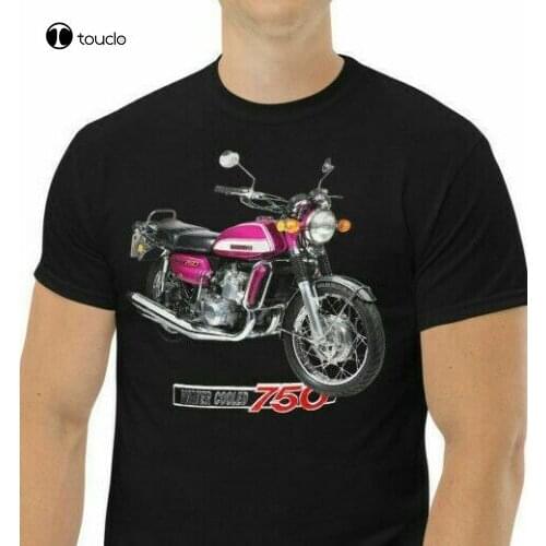 New Gt750 Gt 750 J Motorcycle T Shirt Printed Inspired Classic Suz Tee Shirt S-5Xl