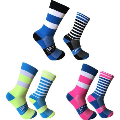 New High Quality Professional Cycling Socks Breathable Road Bicycle Socks Outdoor Sports Racing Bike Compression Socks