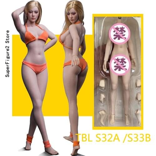 TBLeague S33B Phicen Female Seamless MID Bust Fairly Tall & Slim Body Suntan 1/6 toys