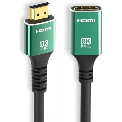 CYSM HDMI 2.1 Extension Cable Male to Female Ultra-HD UHD 8K 60hz 4K 120hz Cable 48Gbs with Audio & Ethernet HDMI Cord