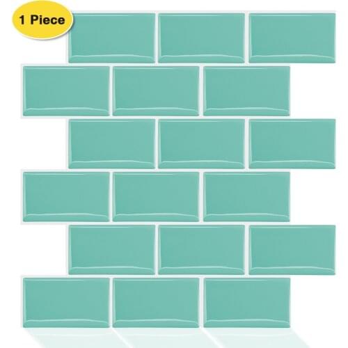 Erzaa Thicker Subway Peel and Stick Backsplash, Stick on Tiles Kitchen Backs