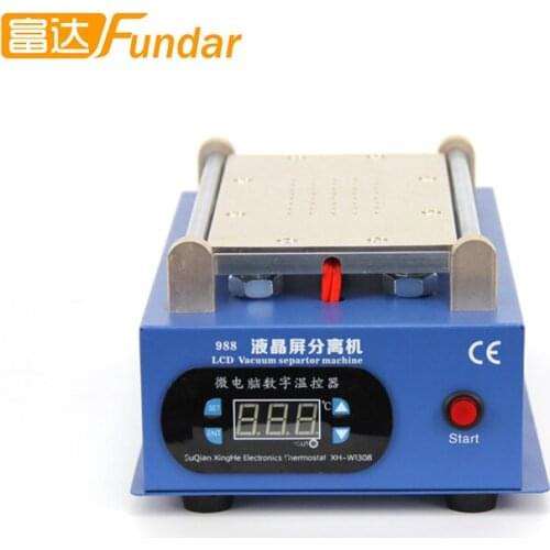 New design 988 Touch Screen Glass LCD Vacuum Separator Machine with Built-in Vacuum Pump for Repairing Cell Phone