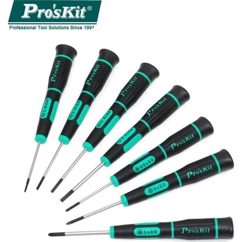 100% Original ProsKit SD-081A 7pcs Precision Screwdriver Set Electronics Repair Phone