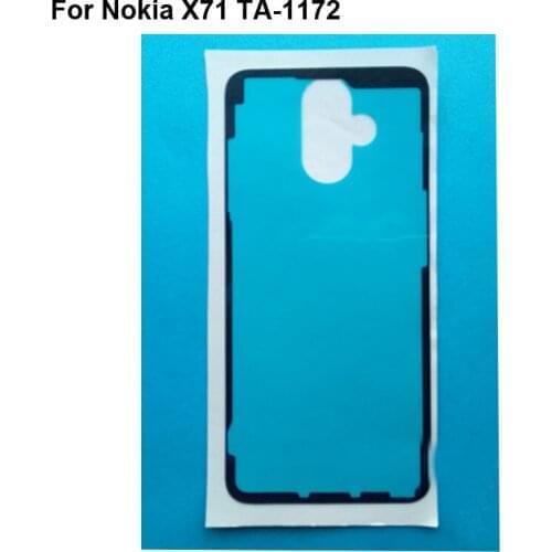 2PCS For Nokia X71 TA-1172 Back Battery cover Rear door Bezel 3M Glue Double Sided Adhesive Sticker Tape Repair Parts NokiaX71