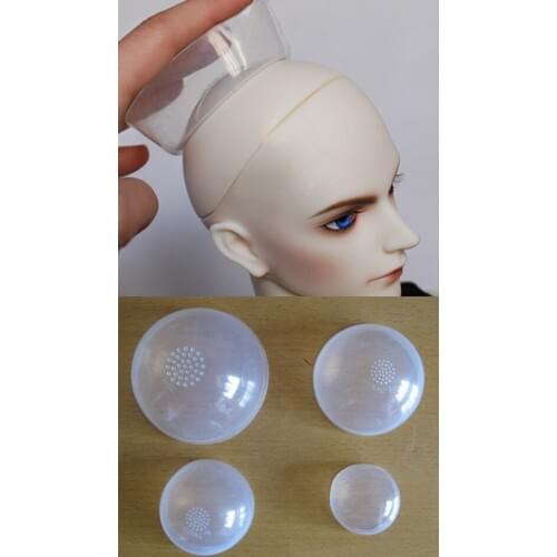 30pieces/slot full measurement high quality high-elastic bjd . sd doll fitted wifing accessory for BJD silicon head cover