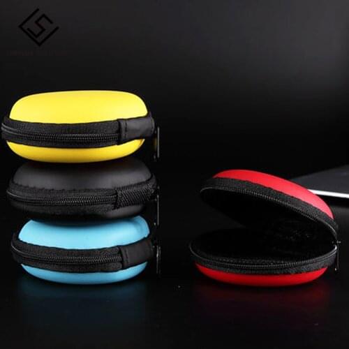 4 colour Portable Data Cable Storage Bag Earphone Wire Organizer Case for Headphone Line Headset Closet Organizer Storage Box