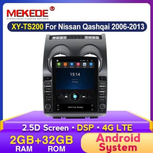 Android 4G LTE HD 2.5D 9.7" Tesla screen For Nissan Qashqai 1 J10 2006-2013 Car Radio Multimedia Video Player Navigation GPS