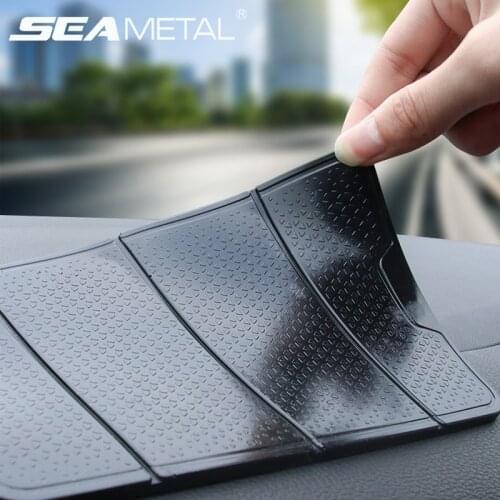 Car Dashboard Sticker Anti-Slip PU Mat Auto Non-Slip Sticky Foldable Pad For Sunglasses Cards Gadget Phone Holder Accessories