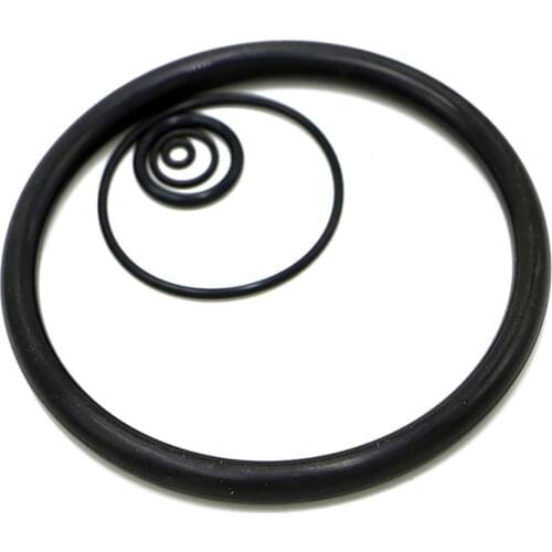 10Pcs Black O Ring 4mm Wire Diameter NBR Rubber O Rings Gaskets OD 12-98mm O-Ring Oil Seals Washer