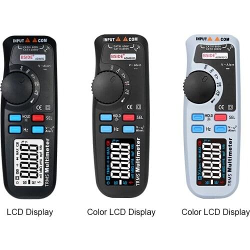 ADM92/ADM92CL BSIDE Digital Multimeter 6000 Counts Auto-Ranging Mini Multi Meter Voltmeter Ohmmeter with TRMS Backlight