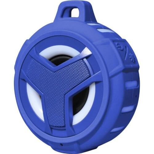 Super Cool Bluetooth 5.0 Speakers IP67 Waterproof Dust-proof Louderspeaker 5W Outdoor Portable Mini Speaker with 7 Color Lights