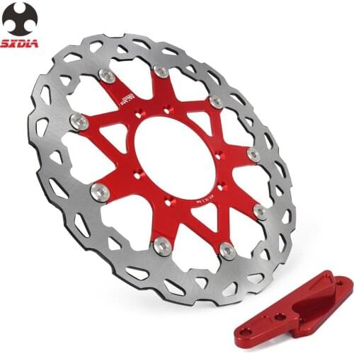 For HONDA CR125R CR250R CRF250R CRF250X CRF450R CRF450X SUPERMOTARD Motorcycle 320MM Floating Brake Discs Rotor With Bracket