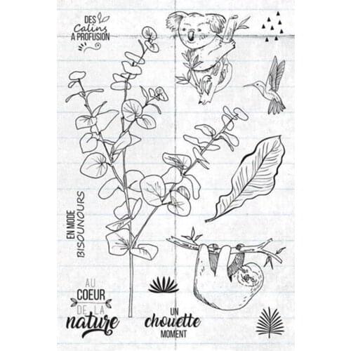 French Clear Silicone Stamp / seal for DIY Scrapbooking / Album Decorative Clear Stamp Sheets A023