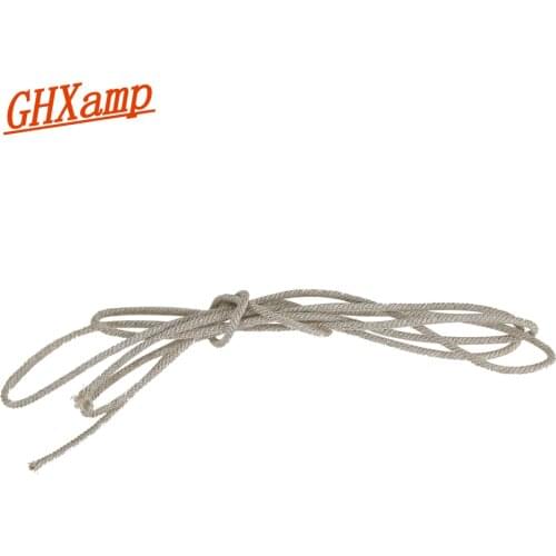 GHXAMP 1M 36 Strand Speaker Lead Wire Subwoofer for 15" 18" 21 Inch Woofer Professional PA Speaker Repair Silver Cable