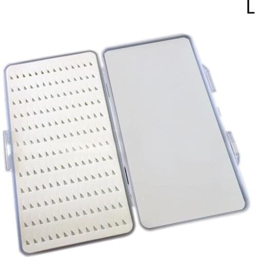 Fly Hook Box Fly Fishing Hook Box With Foam Waterproof L S Size M Transparent Gear Fishing Durable J7H6