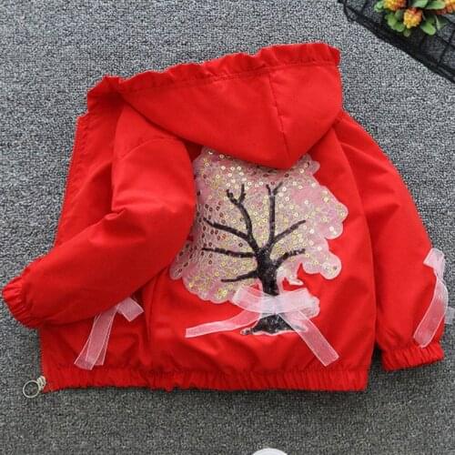 Spring and Autumn Girls Fashion Jacket Outer Coat Boys Girls Casual Windbreaker Cardigan Cute Kids Childrens Clothing