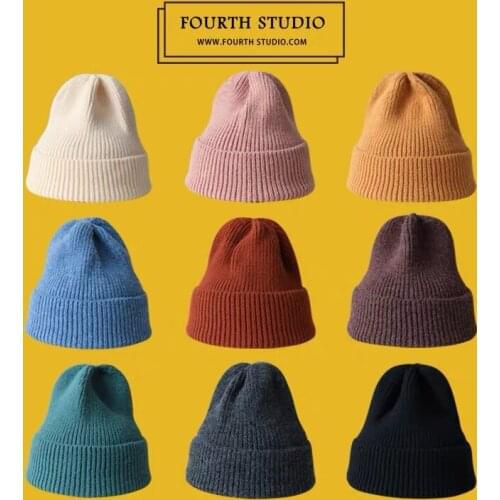 Autumn And Winter Womens Beanie Hats, Warm Hats, Womens Casual Hats, Womens Hats, Beanie Hats, Knitted Fluorescent Hats Girls