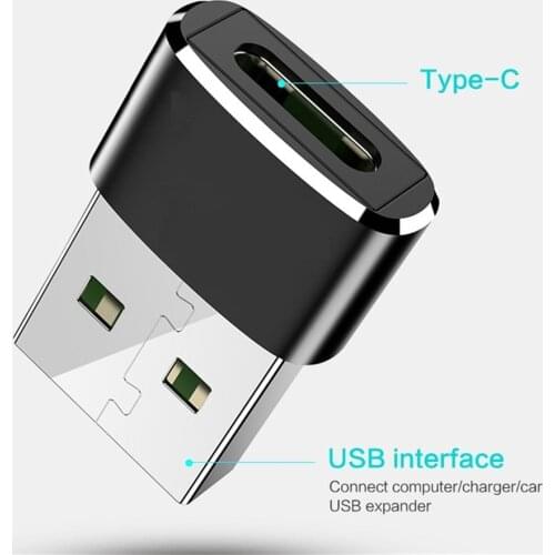 USB 3.0 Type A Male to USB 3.1 Type C Female Connector Converter Adapter Type-c USB Standard Charging Data Transfer