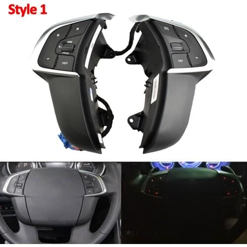 Steering Wheel Switch For C itroen C4 2013 Car Multifunction Cruise Control Button Phone Volume Buttons accessories