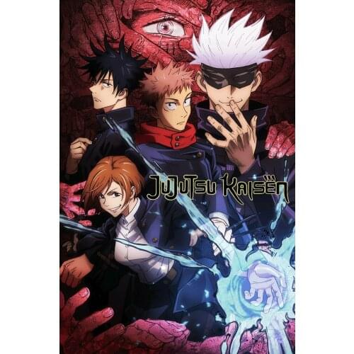 Jujutsu Kaisen Poster Itadori Nobara Gojo Megumi Anime/Manga Print Shonen Jump HD Print Painting On Canvas for Living Room